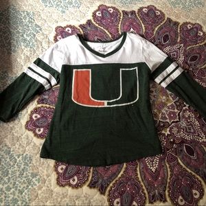 University of Miami Long Sleeve Tee